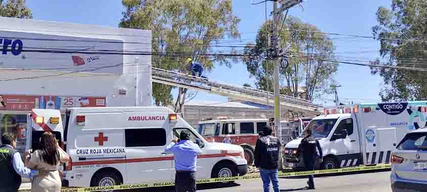 Trágico accidente en san juan del río: hombre fallece electrocuto al contactar cables de alta tensión