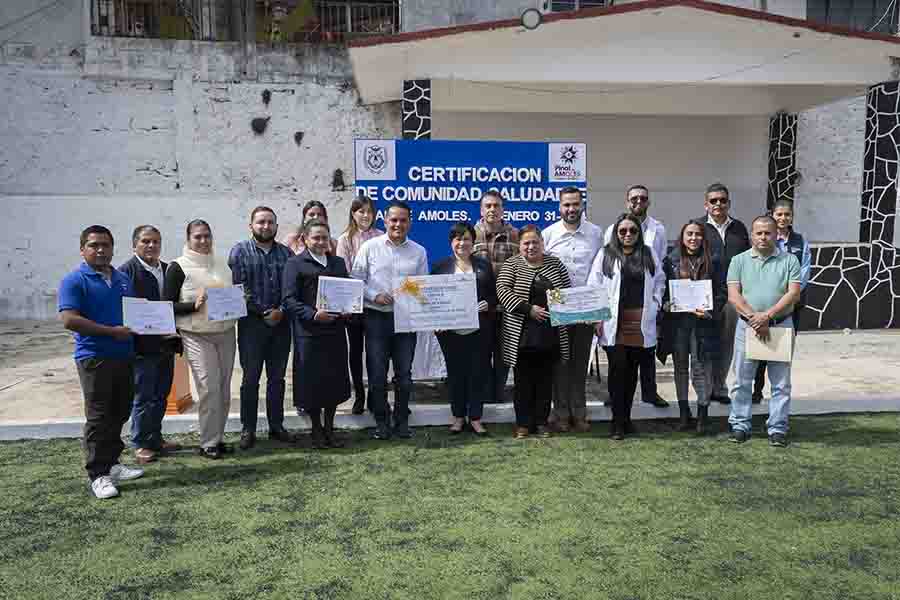 Certifica SESA a Pinal de Amoles como Comunidad Saludable