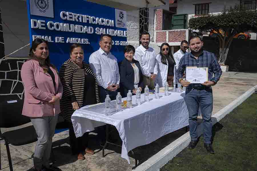 Certifica SESA a Pinal de Amoles como Comunidad Saludable