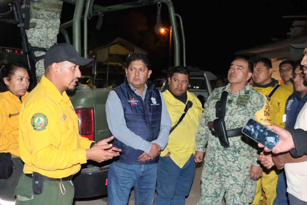 Trabajan de forma coordinada para sofocar incendio en El Tepozán Cadereyta