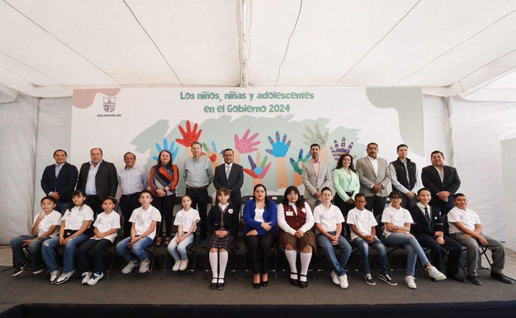 Gobierno Municipal de San Juan del Río lleva a cabo el evento Niñas, Niños y Adolescentes en el Gobierno 2024