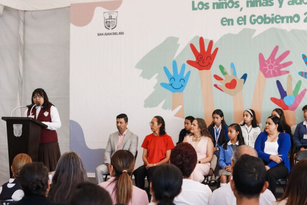 Gobierno Municipal de San Juan del Río lleva a cabo el evento Niñas, Niños y Adolescentes en el Gobierno 2024