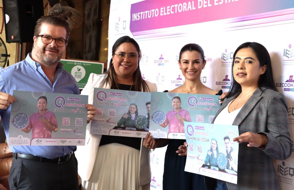 Alianza del IEEQ y CANIRAC Querétaro para promover el voto informado