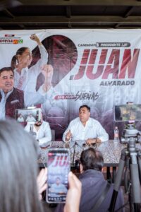 Vamos arriba en las encuestas no necesitamos violentar la elección: Juan Alvarado