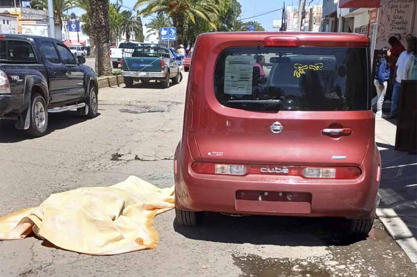 Asesinato frente a la central de autobuses en Cadereyta