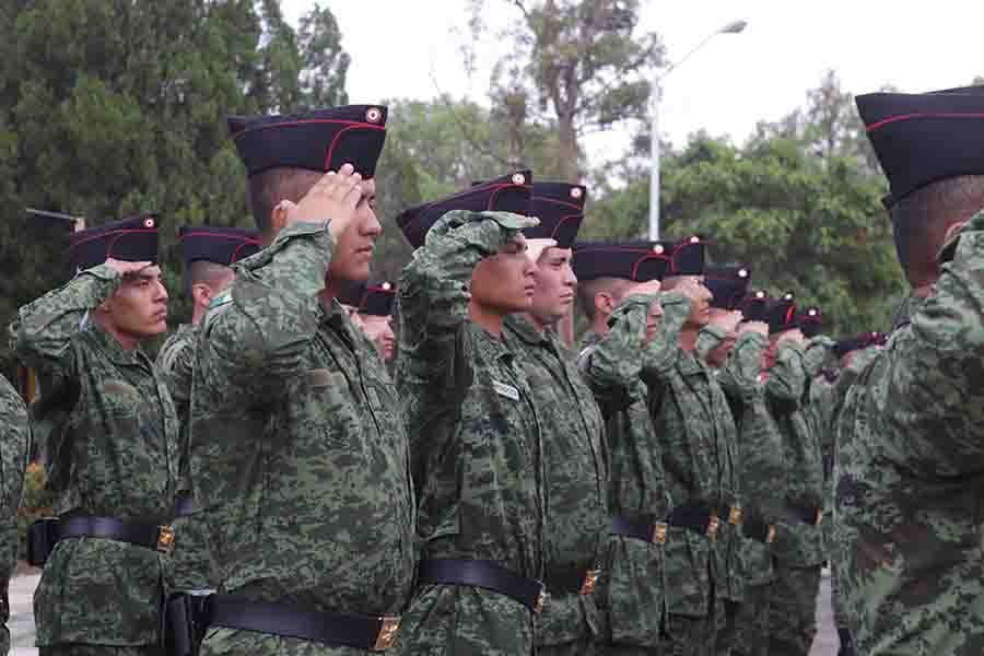 Inician 108 c o n s c r i p t o s el Servicio Militar Nacional
