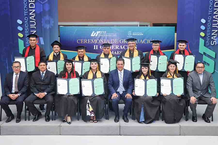 Se titula segunda generación de maestría en Tecnología Aplicada la UTSJR