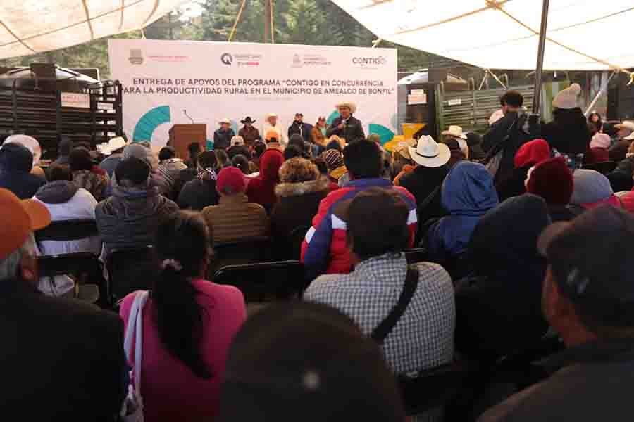 Entrega SEDEA apoyos con valor de más de tres mdp en Amealco de Bonfil