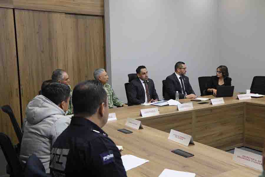 SSC encabeza reunión de seguridad interinstitucional