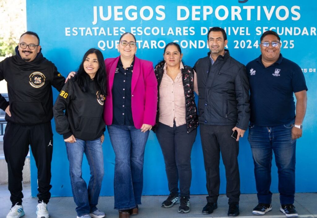 Inauguran los “Juegos Deportivos Estatales Escolares de nivel secundaria Querétaro CONDEBA 2024-2025”