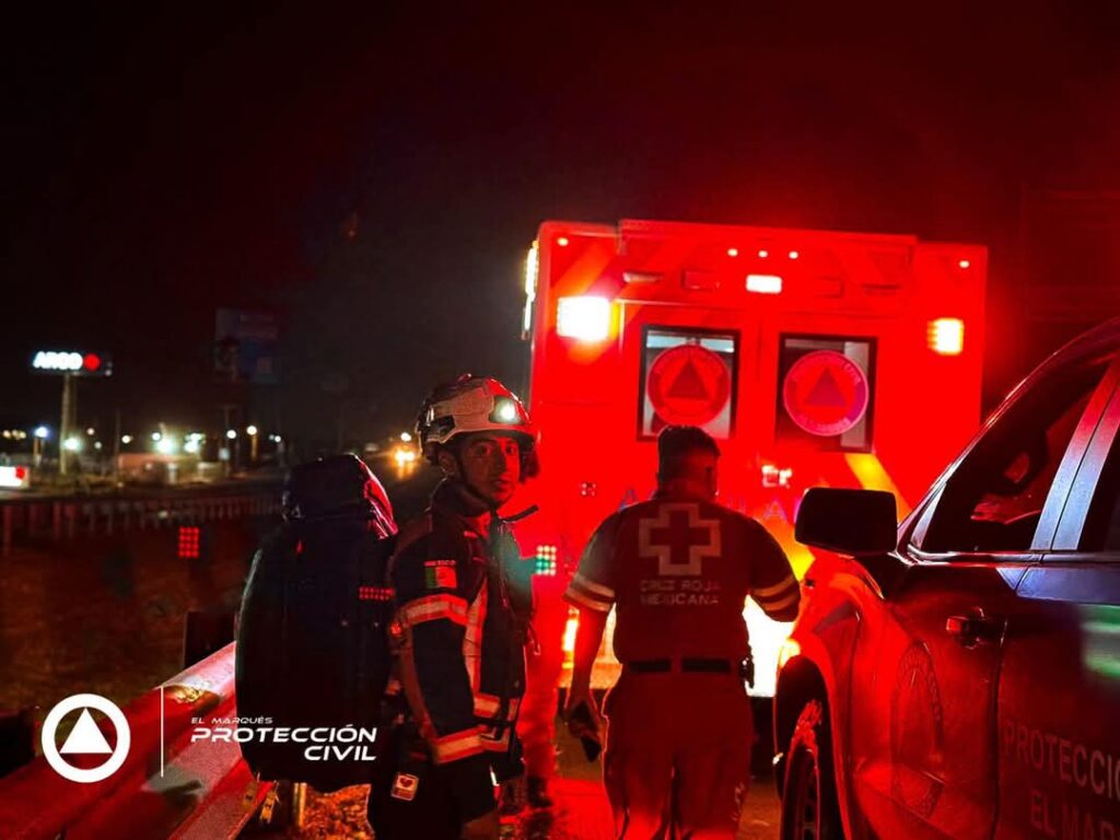 Accidente vehicular en la Autopista 57 moviliza a los cuerpos de emergencia