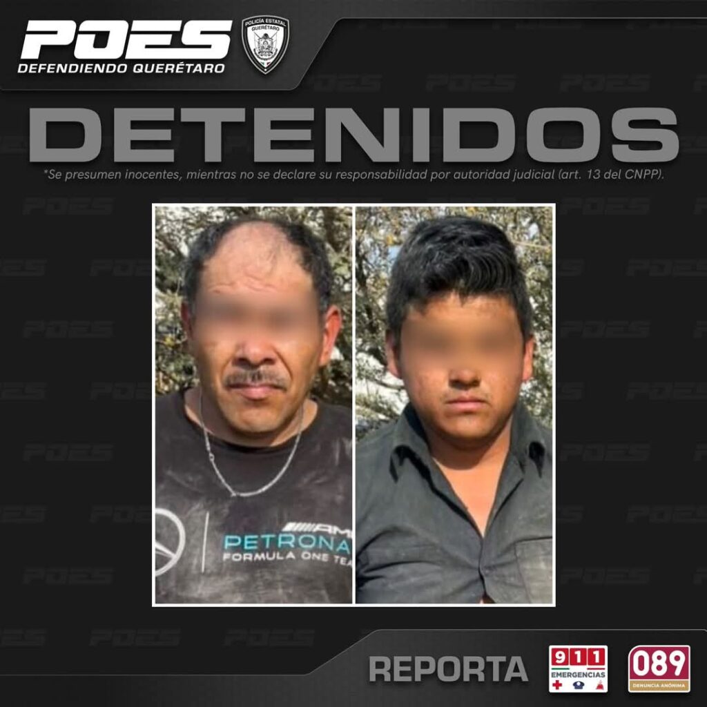 Aseguran bodega con vehículos robados en El Marqués; dos detenidos