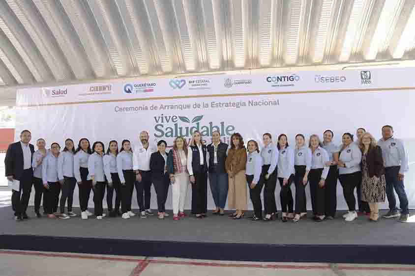 Arranca en Querétaro la estrategia nacional Vive Saludable, Vive Feliz