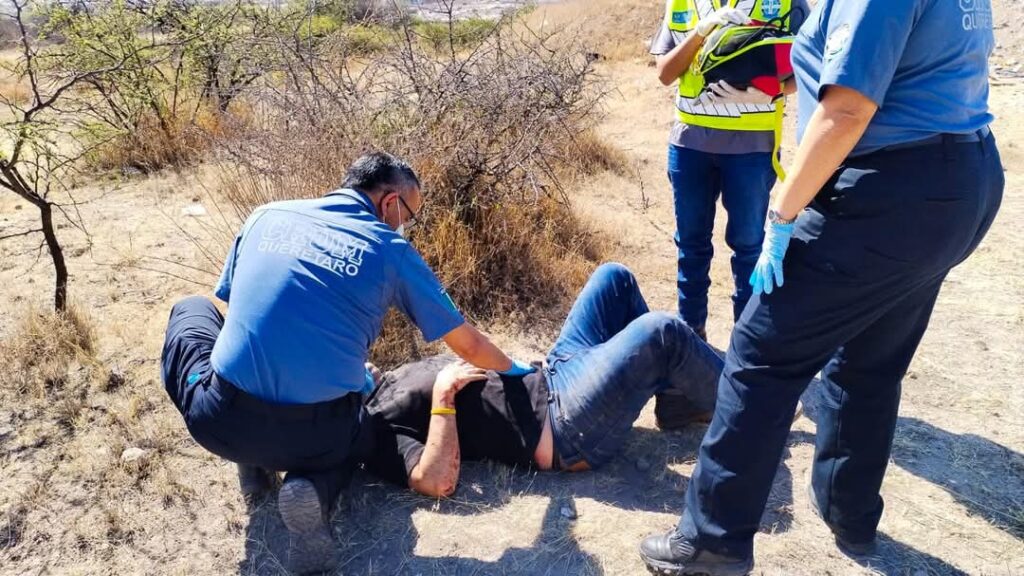 Accidente vehicular en Paseos de San Miguel deja un hombre lesionado