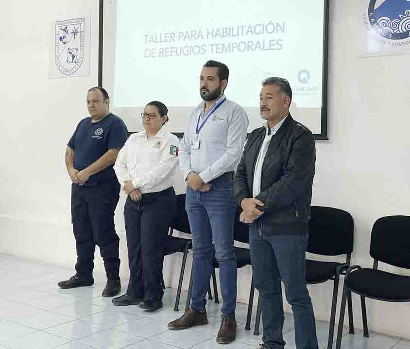Realiza SESA taller Habilitación de Refugios Temporales en Jalpan
