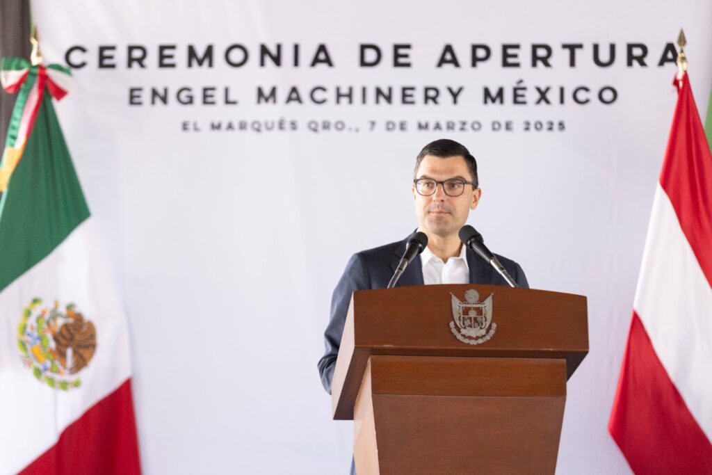 Encabeza Mauricio Kuri apertura de expansión de ENGEL Machinery México en Querétaro
