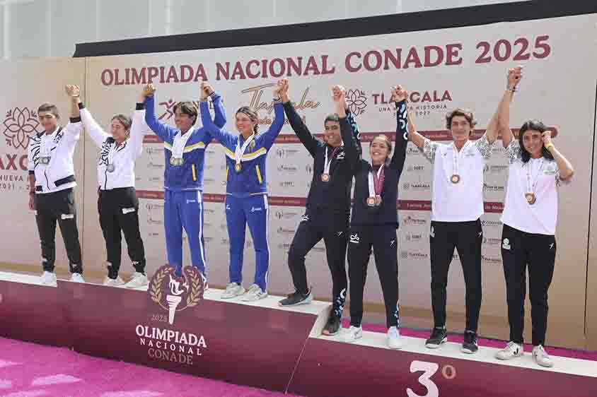 Tenistas posicionan a Querétaro en tercer lugar nacional CONADE