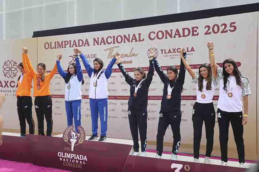Tenistas posicionan a Querétaro en tercer lugar nacional CONADE