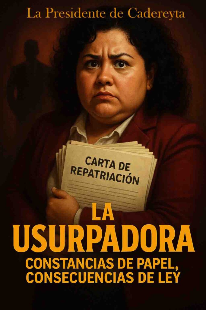 Columna política tipo crítica de cine: “La Usurpadora: Constancias de Papel, Consecuencias de Ley”