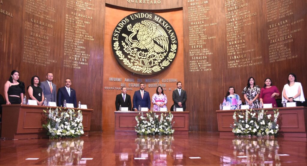 Destaca presidenta del IEEQ solidez institucional en informe de labores
