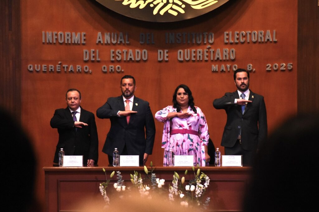 Destaca presidenta del IEEQ solidez institucional en informe de labores