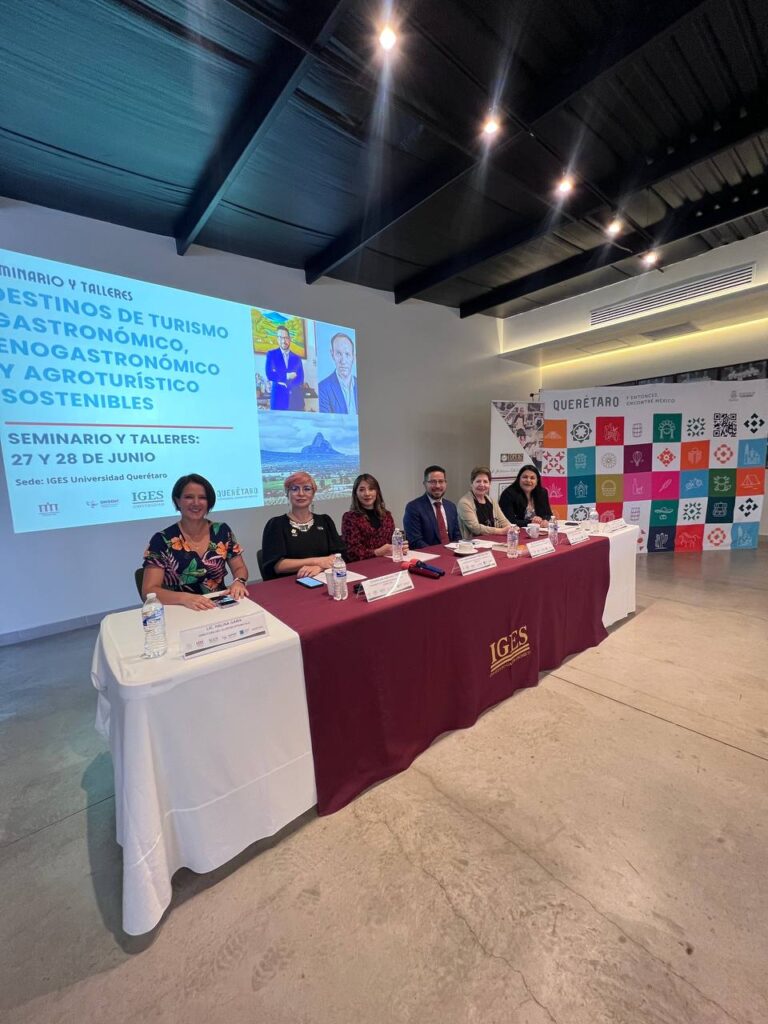 Querétaro fortalece su posicionamiento como destino enogastronómico sostenible con seminario internacional sobre planificación gastronómica y turística