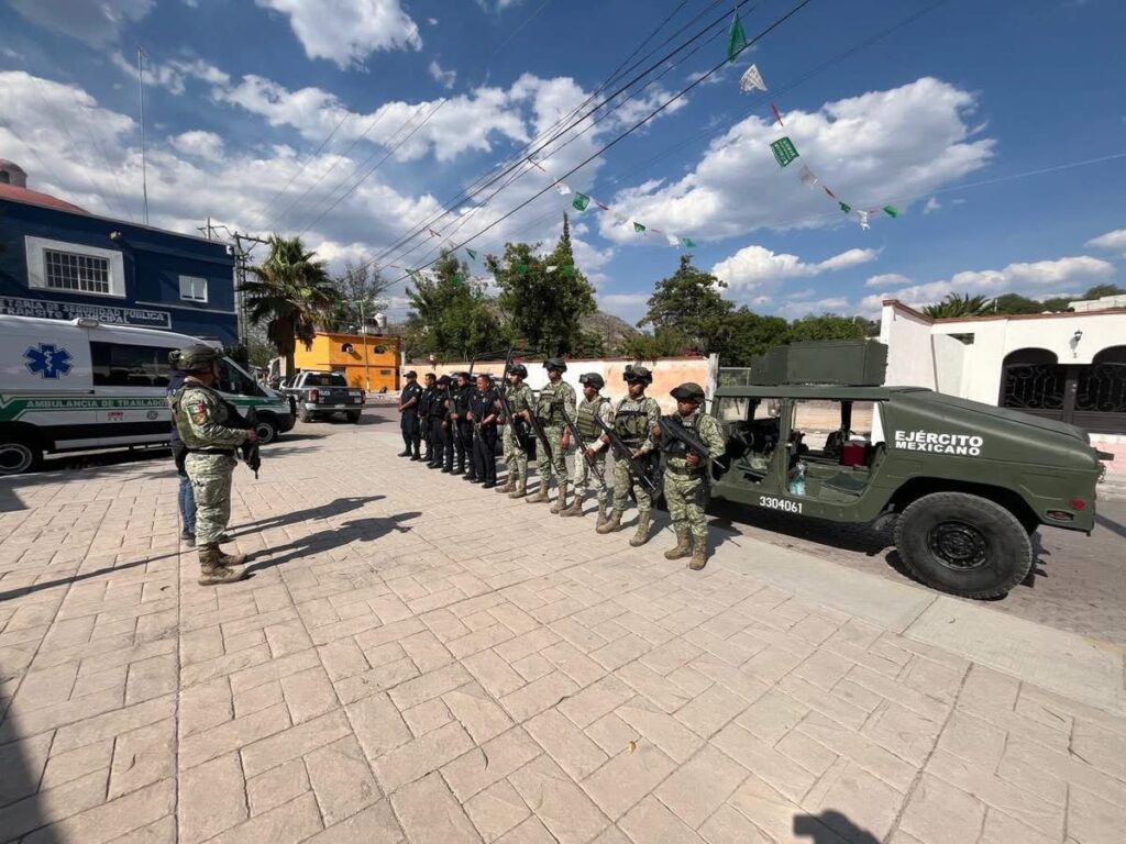 Refuerzan seguridad con apoyo de SEDENA