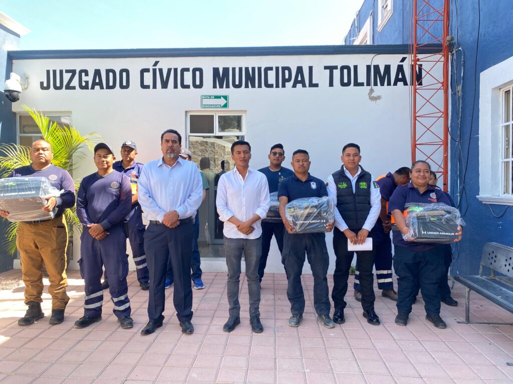 Fortalecen equipamiento de Protección Civil en Tolimán