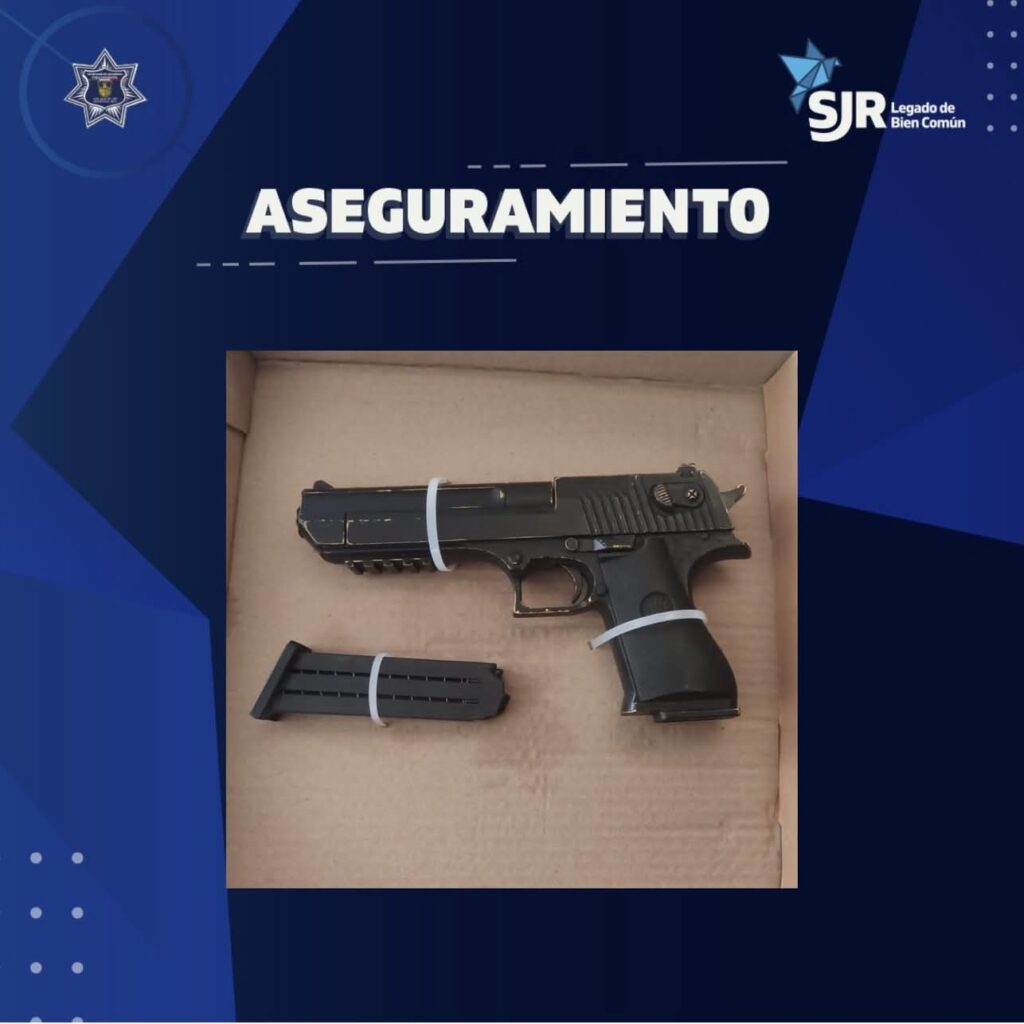Detienen a sujeto armado en El Carrizo gracias a oportuna denuncia ciudadana