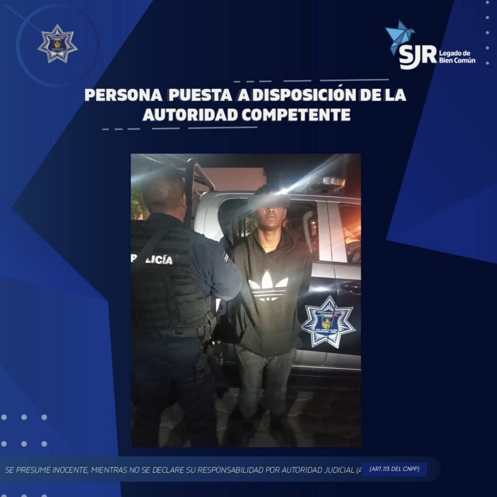 ¡Cae Armado en San Juan Bosco!