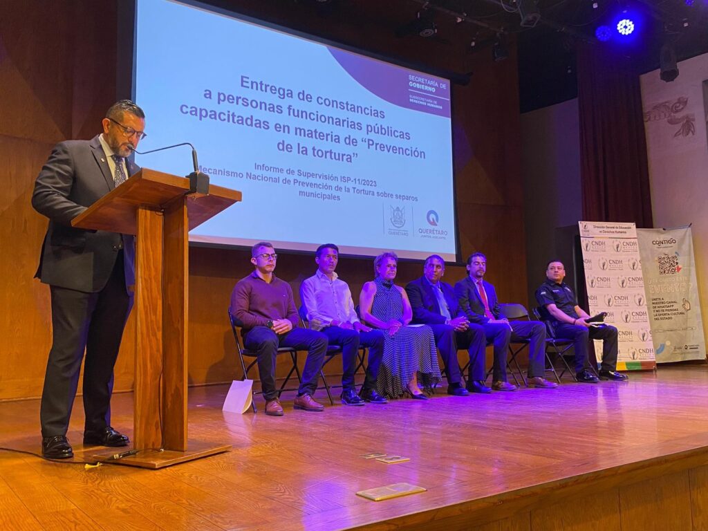 Entrega de constancias: Un paso hacia la prevención de la tortura.