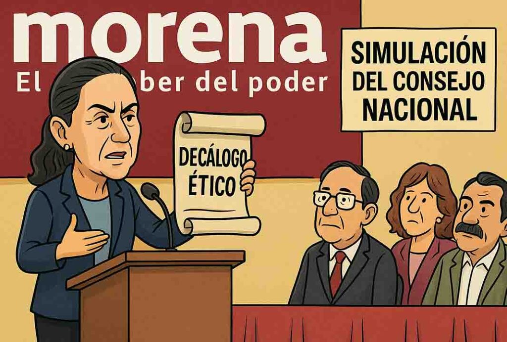 Morena y la doble moral: Sheinbaum llama a la ética… mientras borran el freno al proselitismo anticipado