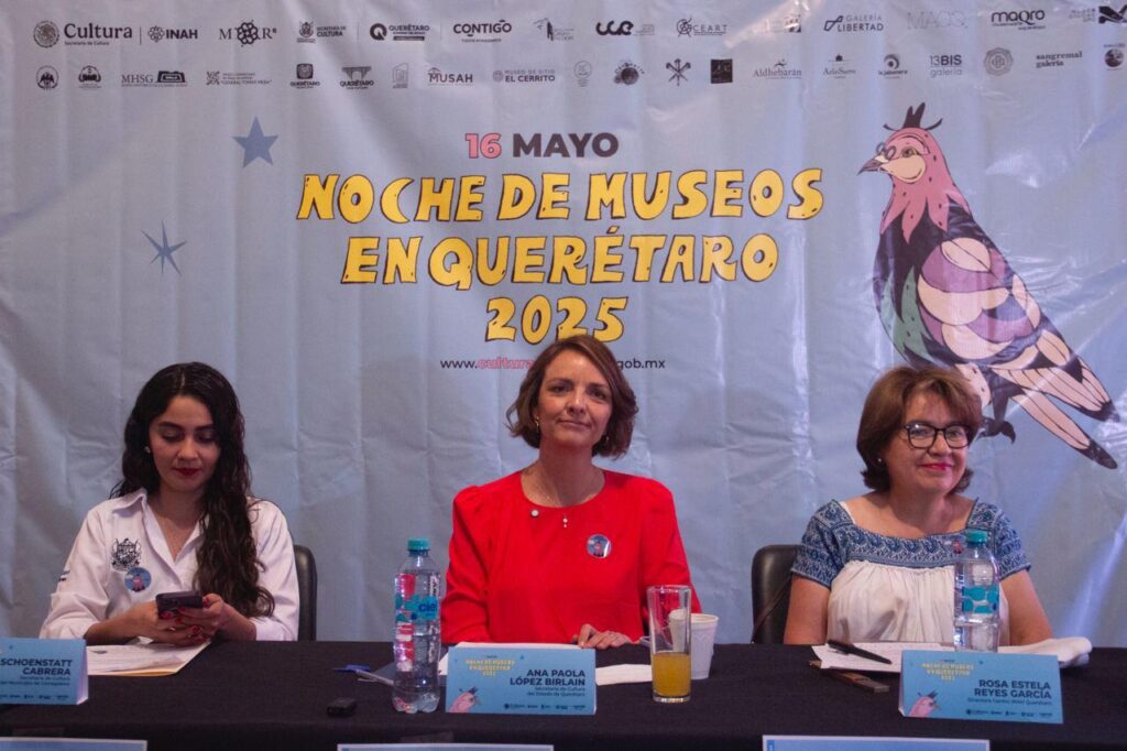Anuncia SECULT la Noche de Museos en Querétaro 2025