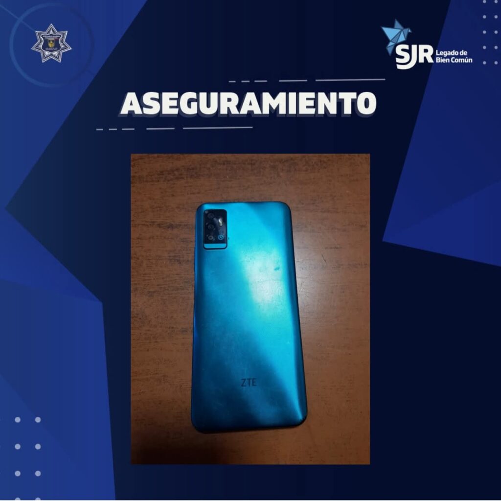 Detienen a presunto ladrón de celular gracias a rápida intervención policial en San Juan del Río