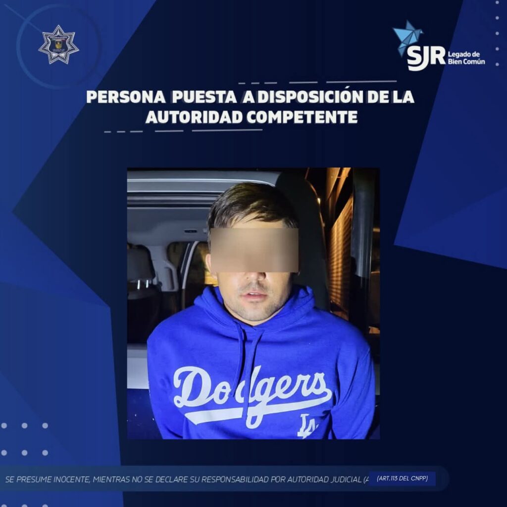 Detienen a sujeto armado tras realizar detonaciones en La Ladera Galindo, San Juan del Río