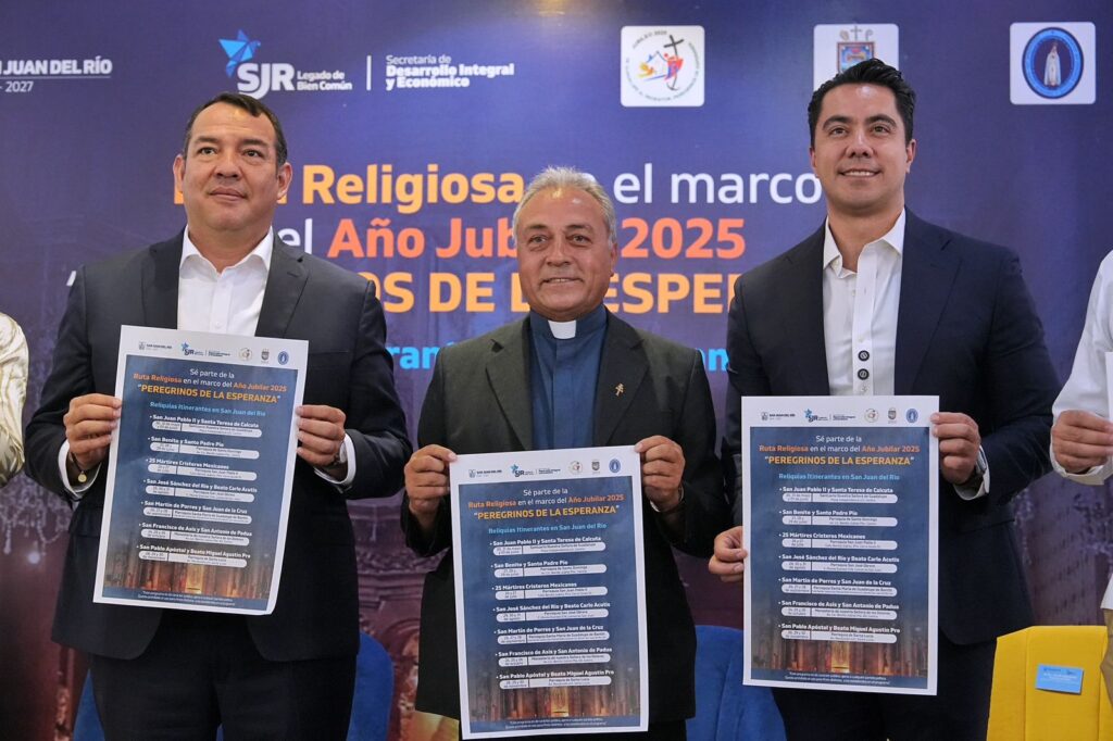 Presenta Felifer Macías la Ruta Religiosa Peregrinos de la Esperanza