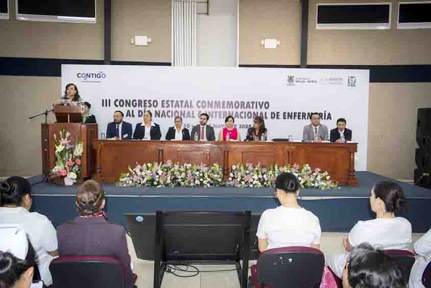 Inaugura Secretaria de Salud Congreso Estatal Conmemorativo del Día Internacional de Enfermería