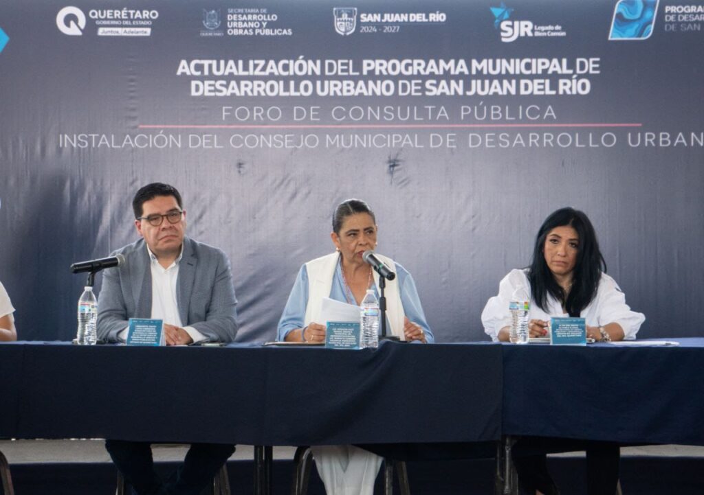 Integran e instalan el Consejo Municipal de Desarrollo Urbano de San Juan del Río