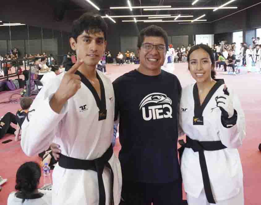 Equipo UTEQ de Taekwondo clasifica a la Universiada Nacional 2025