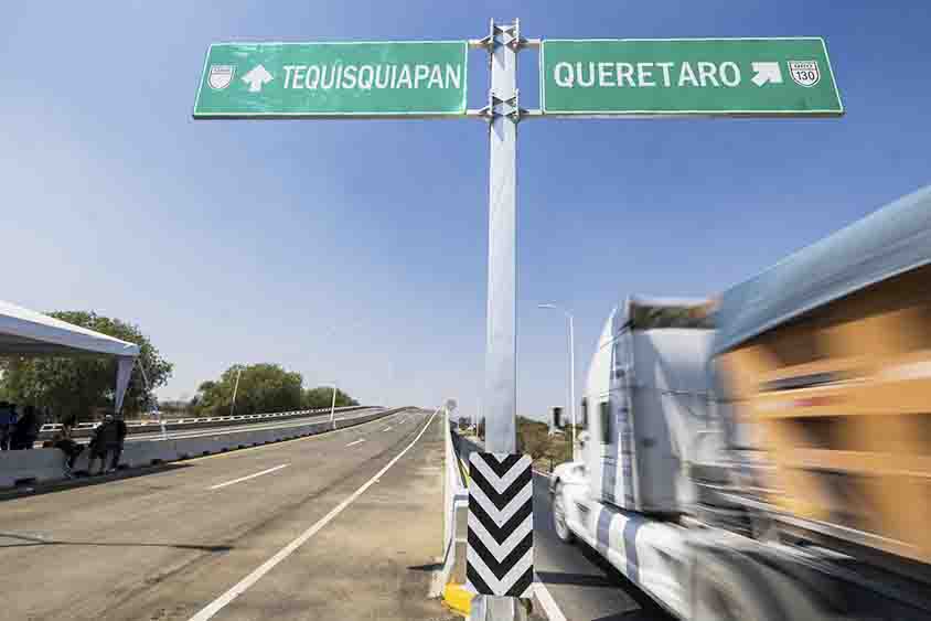 Inaugura Gobernador Paso Superior Vehicular Los Benitos