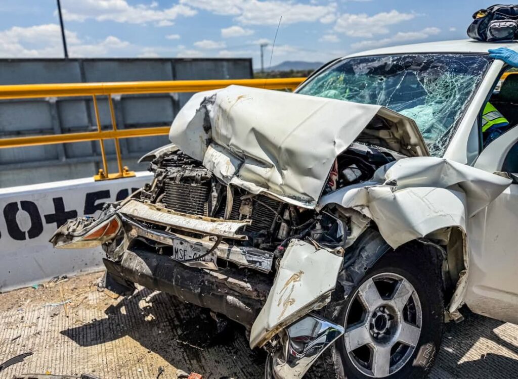 Accidente atendido – Carretera 57, km 161, dirección Querétaro-México