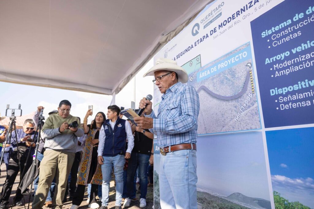 Anuncia Gobernador la segunda etapa del camino Cerro Gordo - El Sitio