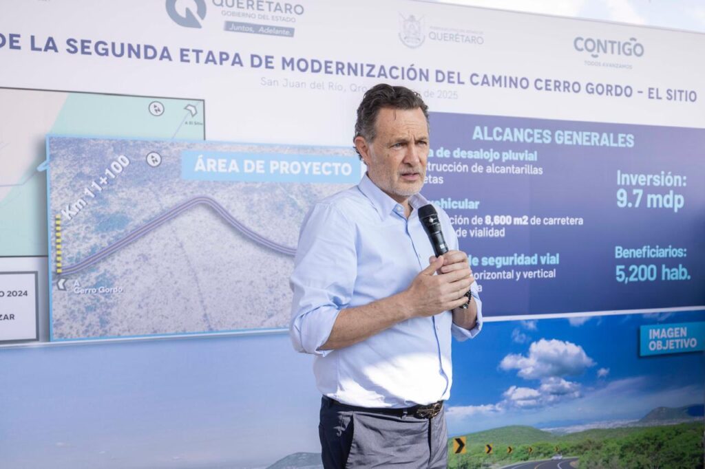 Anuncia Gobernador la segunda etapa del camino Cerro Gordo - El Sitio