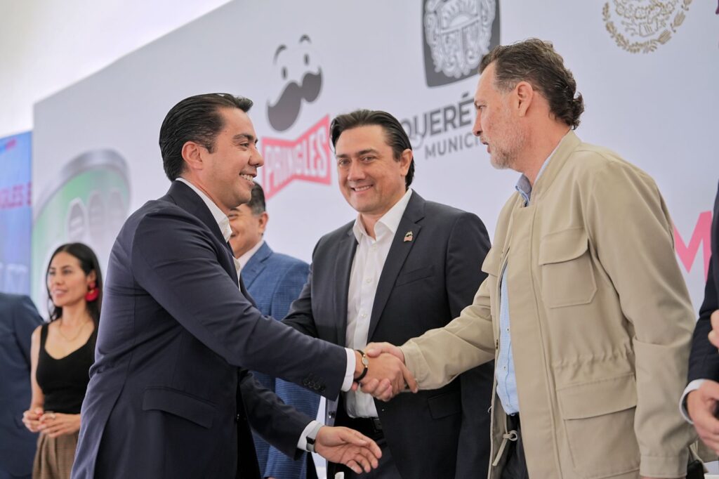 Inauguran Mauricio Kuri y Felifer Macías nueva planta Pringles