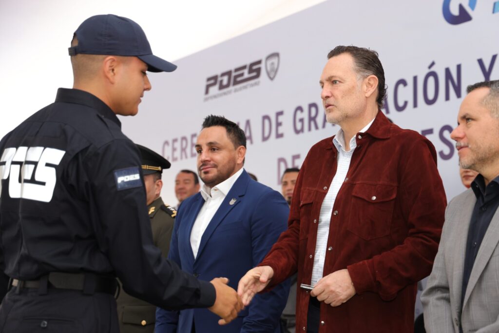 Encabeza Gobernador ceremonia de graduación de la primera generación de Policía Estatal y Policías Municipales 2025