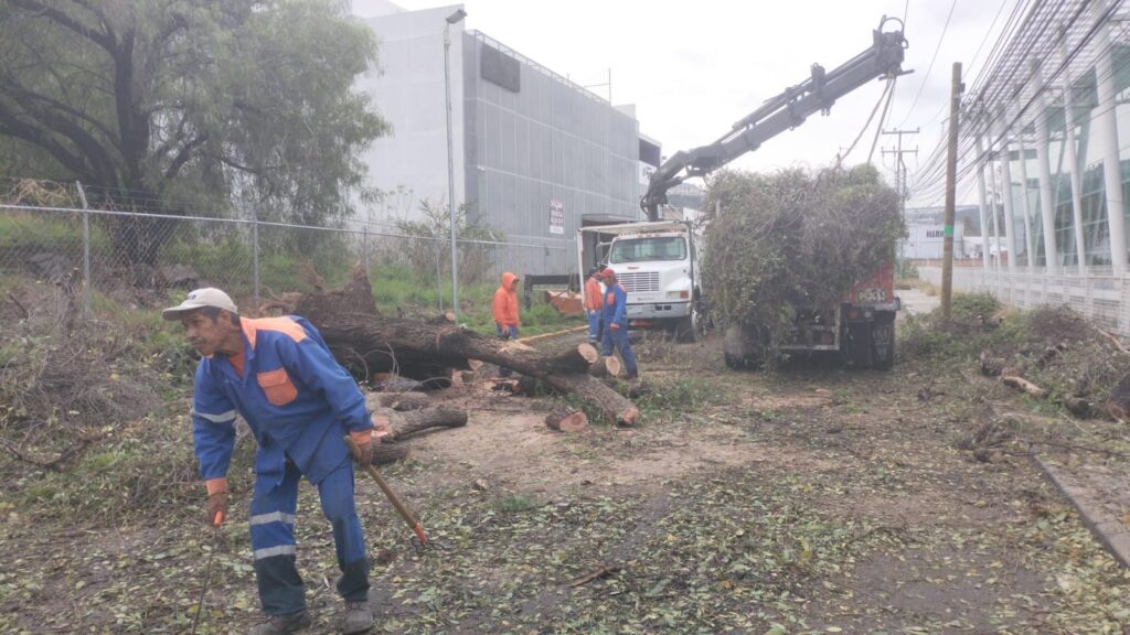Municipio de Querétaro atiende afectaciones por lluvias