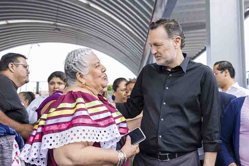 Acude Mauricio Kuri a la presentación de obras públicas de Corregidora