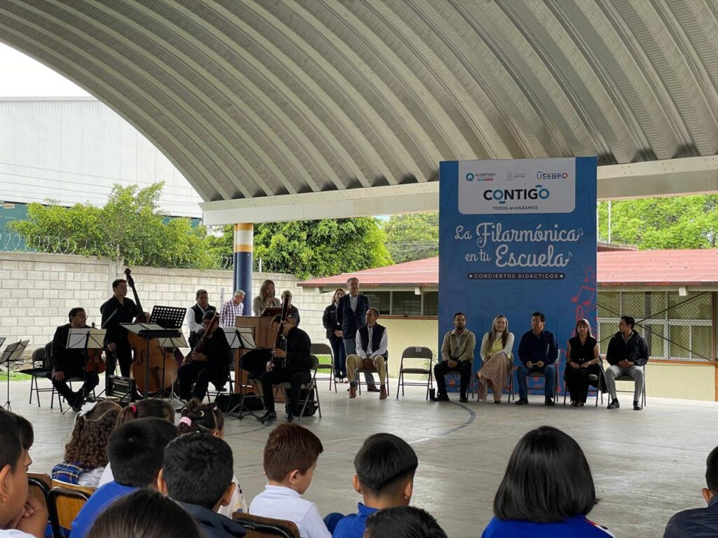 Lleva la OFEQ su música a las escuelas de Querétaro