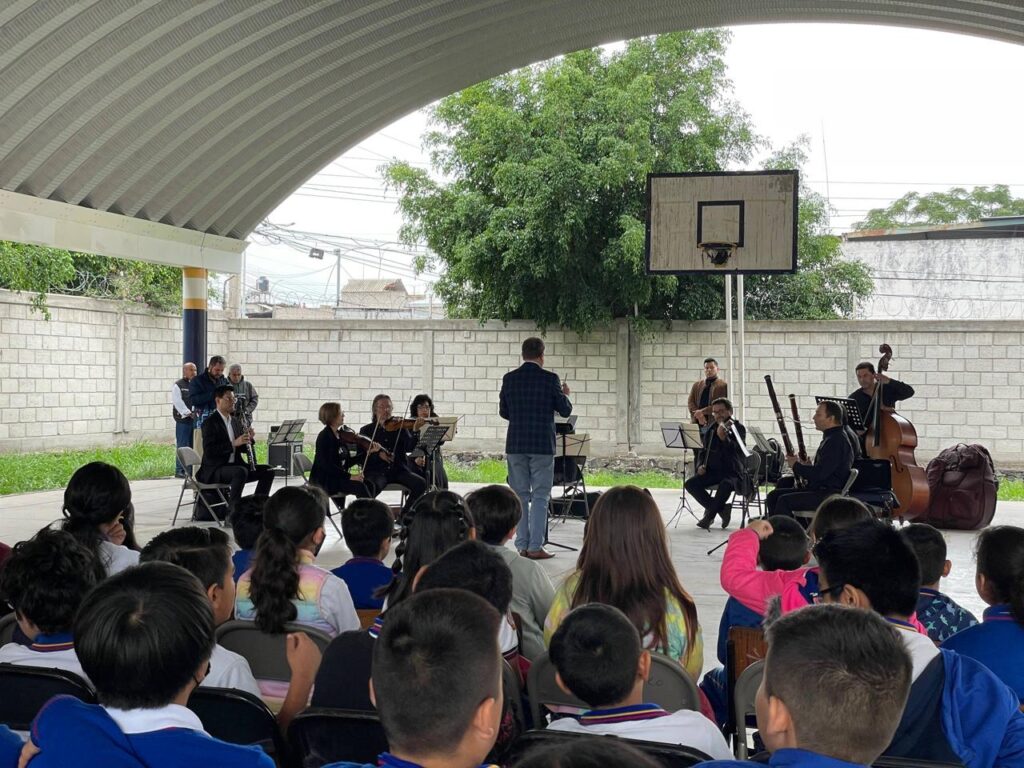 Lleva la OFEQ su música a las escuelas de Querétaro