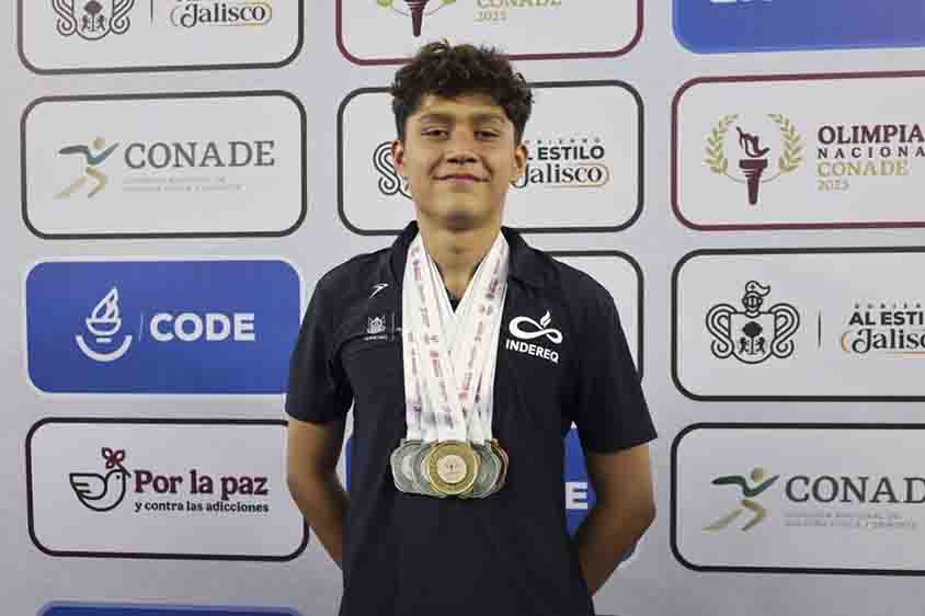Histórica participación del equipo de Natación de Querétaro en Olimpiadas Nacionales